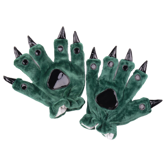 Ensemble Sorcière Halloween 3 Pièces - Chapeau, Gants Verts à Griffes, Lunettes - Cosplay, Carnaval, Fête Déguisée